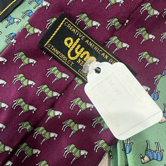NWT Alynn Neckwear Steeple Chase Derby Ties - Picture 8 of 8